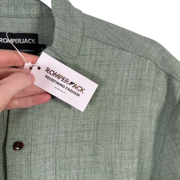 Romper Jack Green Mens Romper Vacation Pockets Capsole Preppy NWT Mens Large - Picture 5 of 7